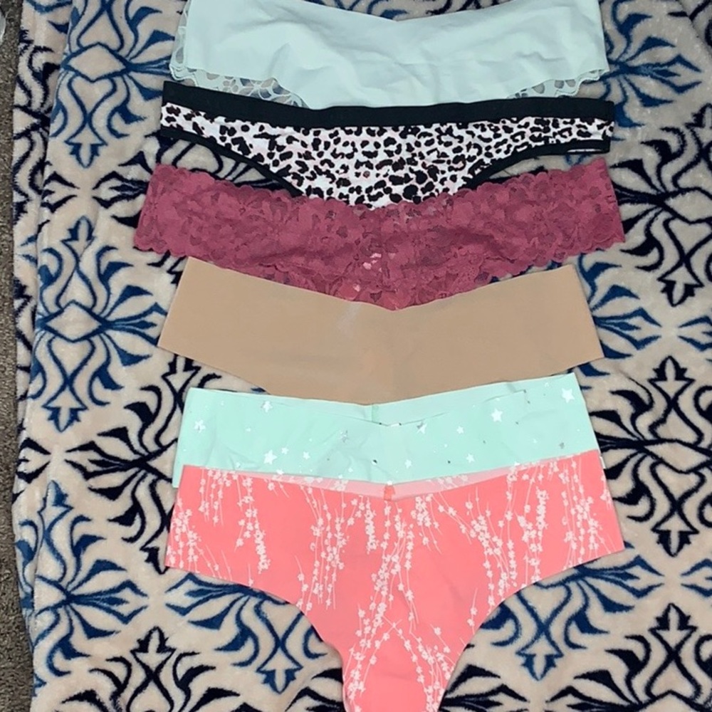 6pc Victoria’s Secret panties. Size Large